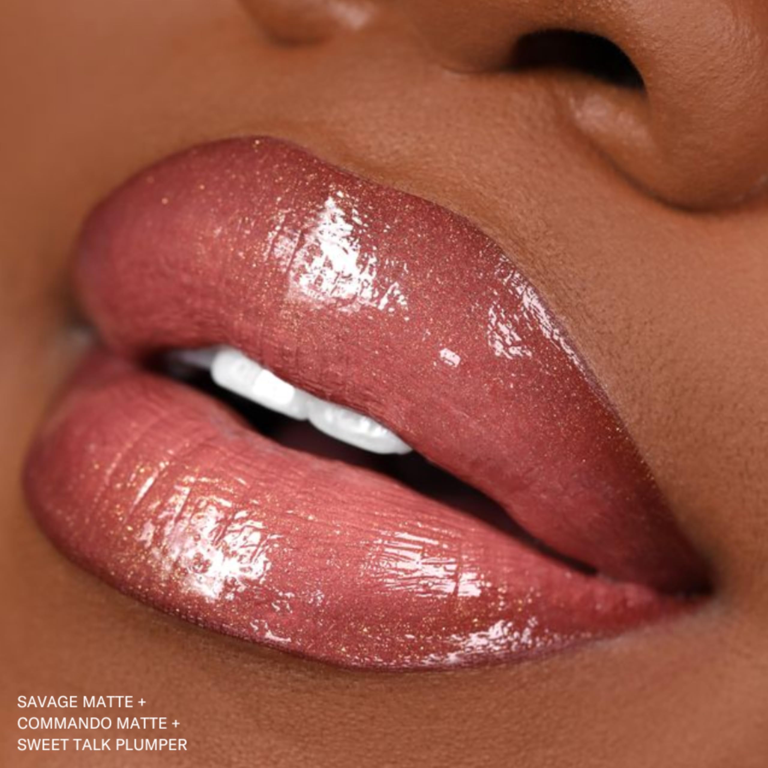 The Lip Bar Commando Nonstop Liquid Matte Lipstick – Peachy Nude, Long-Wearing, High Pigment