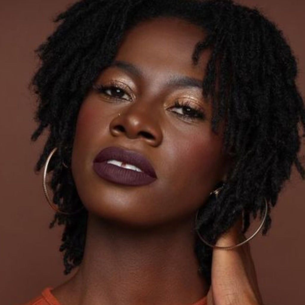 The Lip Bar Drama Queen Deep Eggplant Liquid Matte Lipstick – High-Pigment, Long-Wearing, Vegan & Cruelty-Free