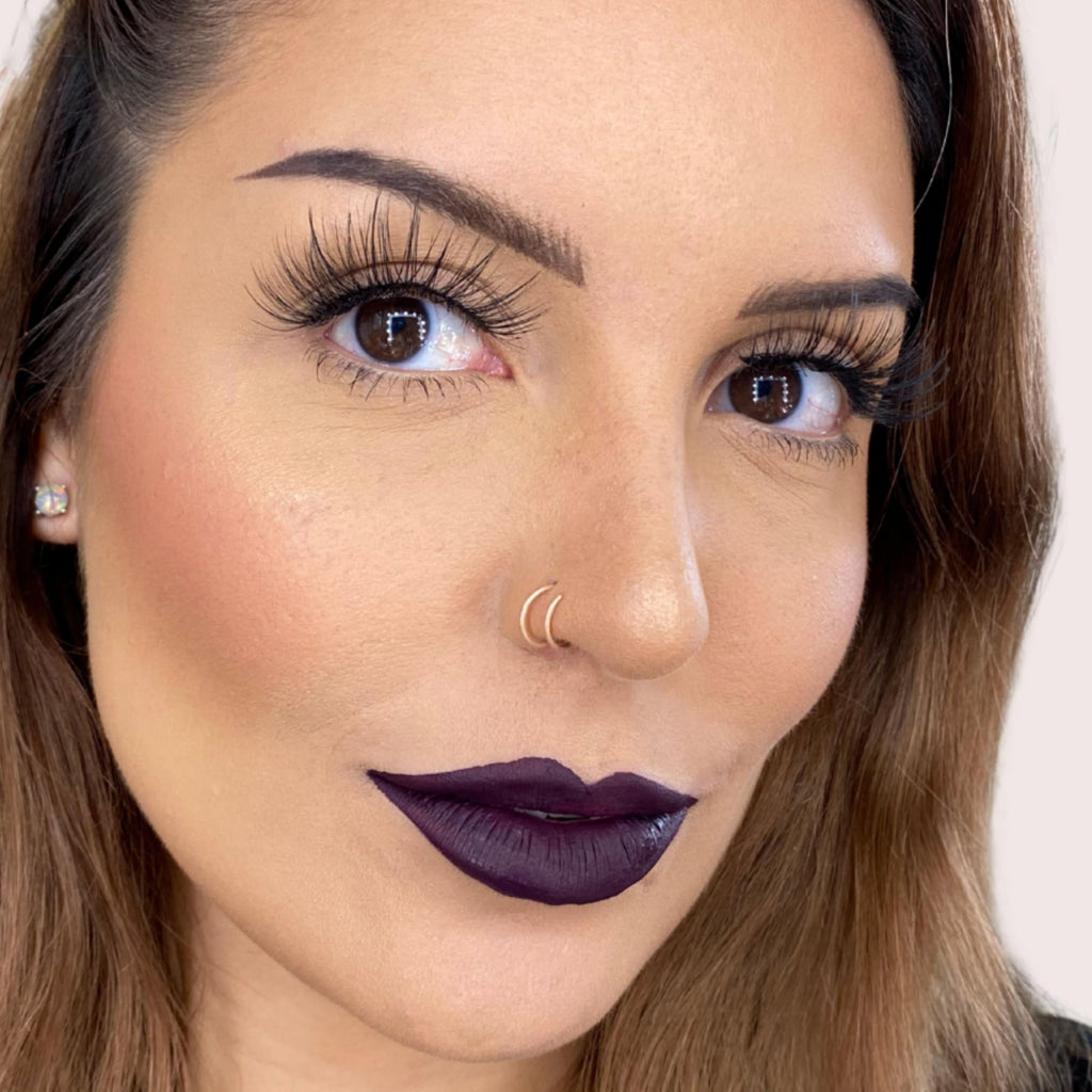 The Lip Bar Drama Queen Deep Eggplant Liquid Matte Lipstick – High-Pigment, Long-Wearing, Vegan & Cruelty-Free