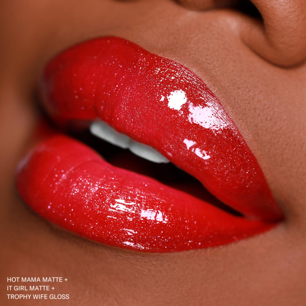 The Lip Bar - Nonstop Liquid Matte Lipstick in Hot Mama (Deep Rich Brown) | High Pigment, One-Swipe, Long-Lasting