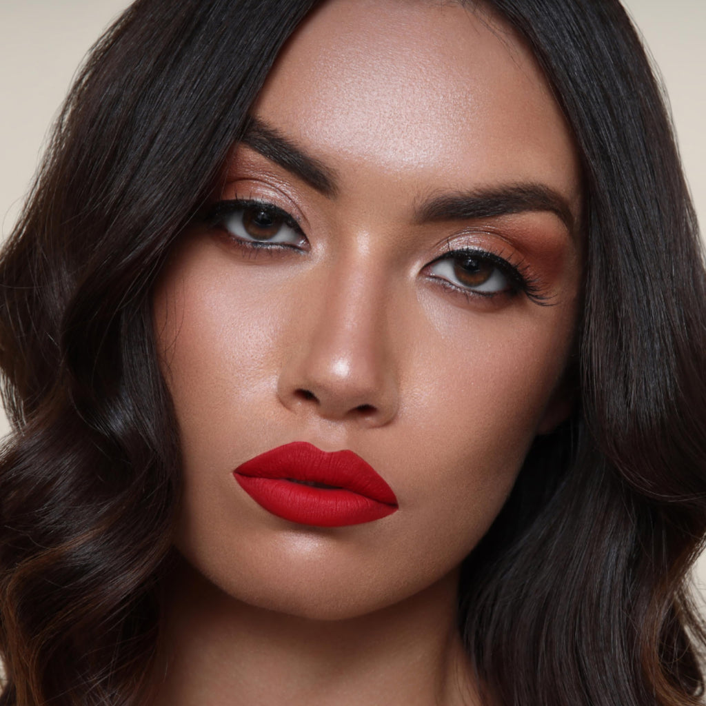 The Lip Bar - Nonstop Liquid Matte Lipstick in Hot Mama (Deep Rich Brown) | High Pigment, One-Swipe, Long-Lasting