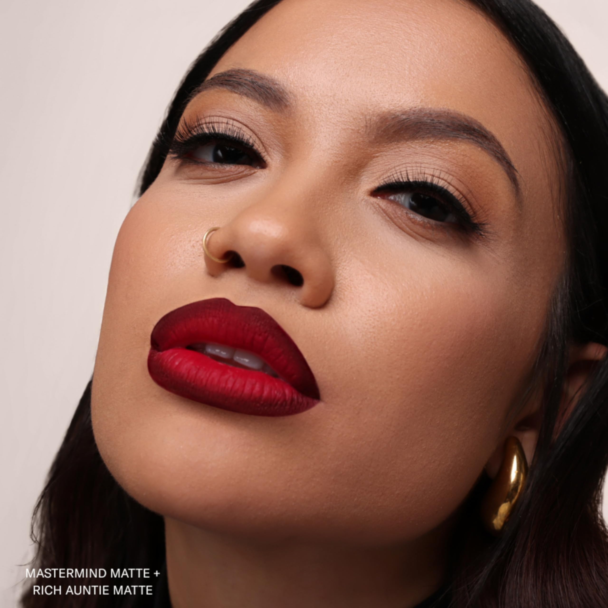 The Lip Bar Rich Auntie Deep Berry Nonstop Liquid Matte Lipstick | High Pigment, 8–12h Wear