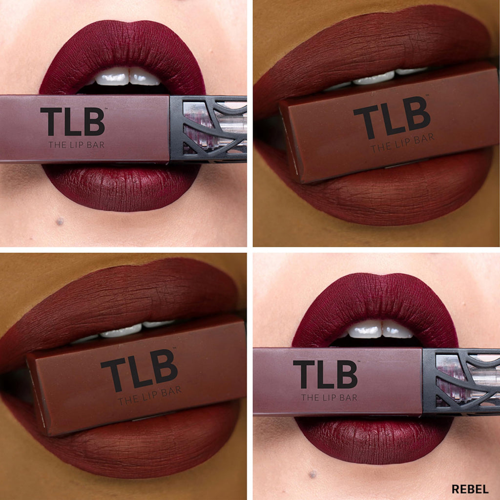 The Lip Bar Nonstop Liquid Matte Lipstick Mini 2-Pack: Muse & Rebel (Deep Berry + Deep Burgundy)