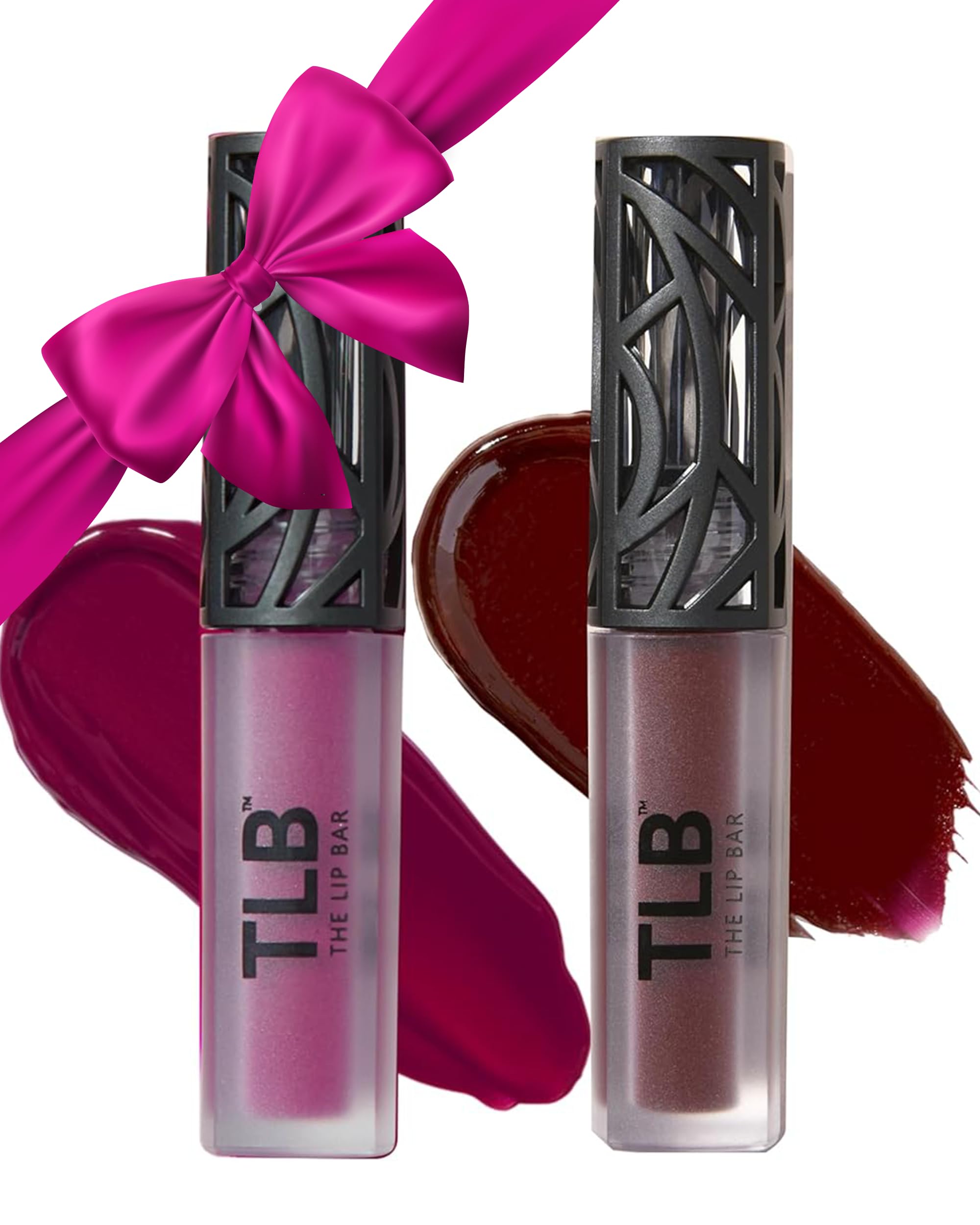The Lip Bar Nonstop Liquid Matte Lipstick Mini 2-Pack: Muse & Rebel (Deep Berry + Deep Burgundy)