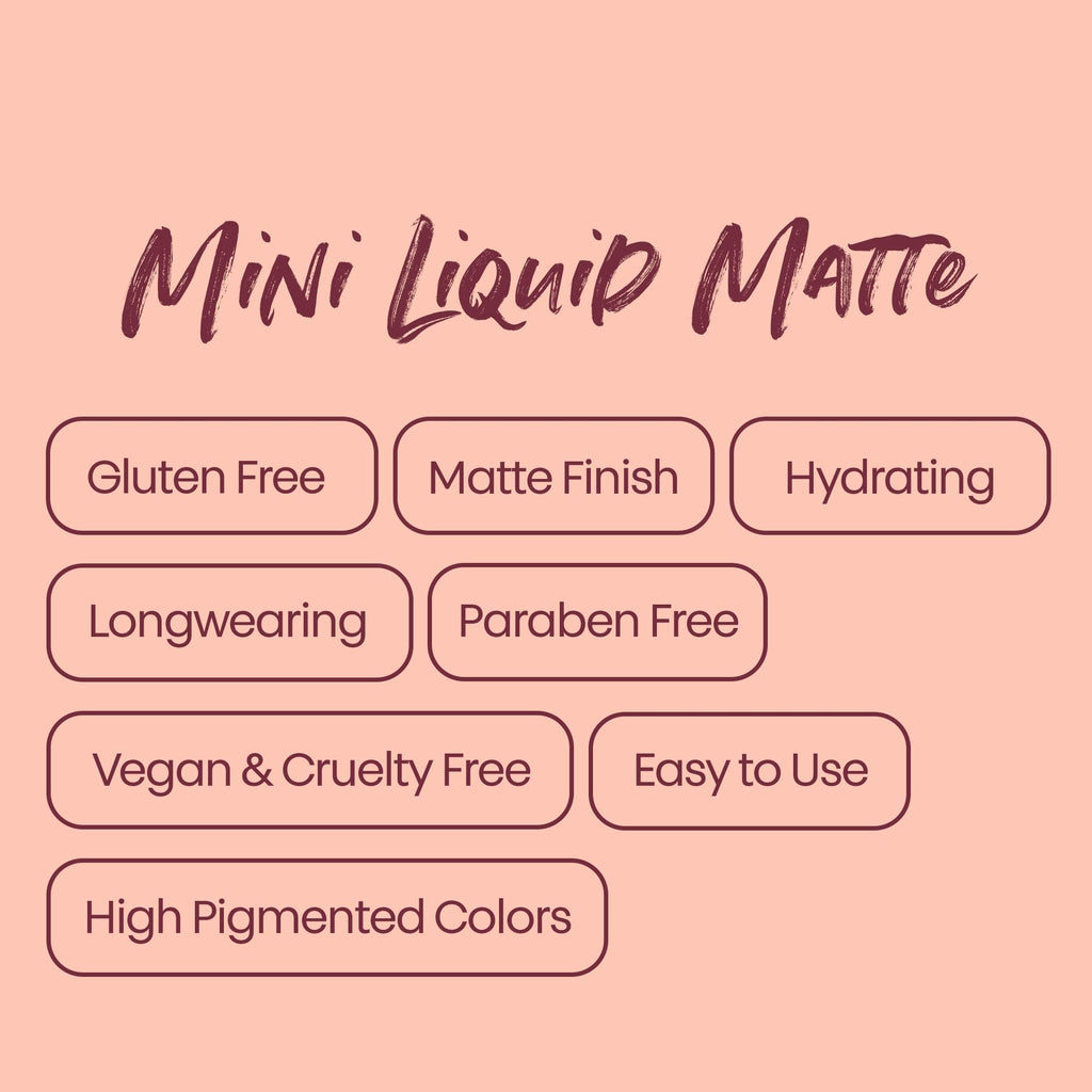 The Lip Bar Nonstop Liquid Matte Lipstick Mini 2-Pack — Curlfriend (Mauve Pink) + Savage (Chocolate Red-Brown)