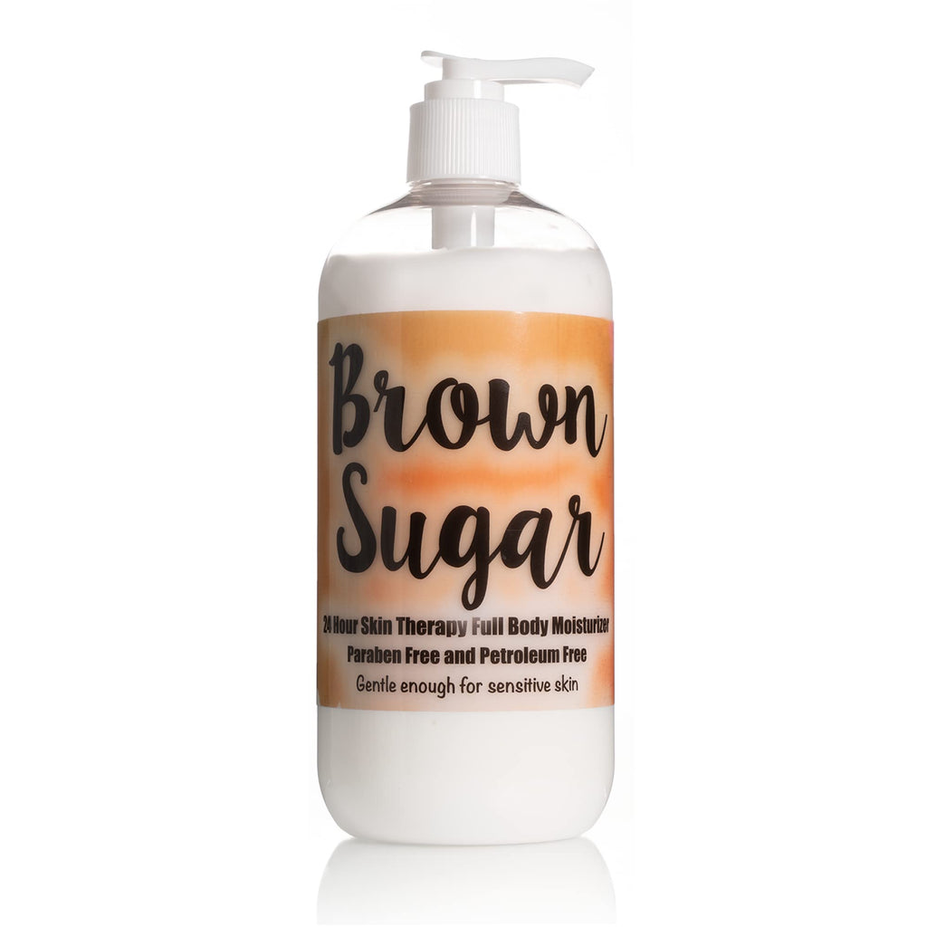 The Lotion Company 24 Hour Skin Therapy Lotion – Brown Sugar Gourmand, 16 oz, Made in USA