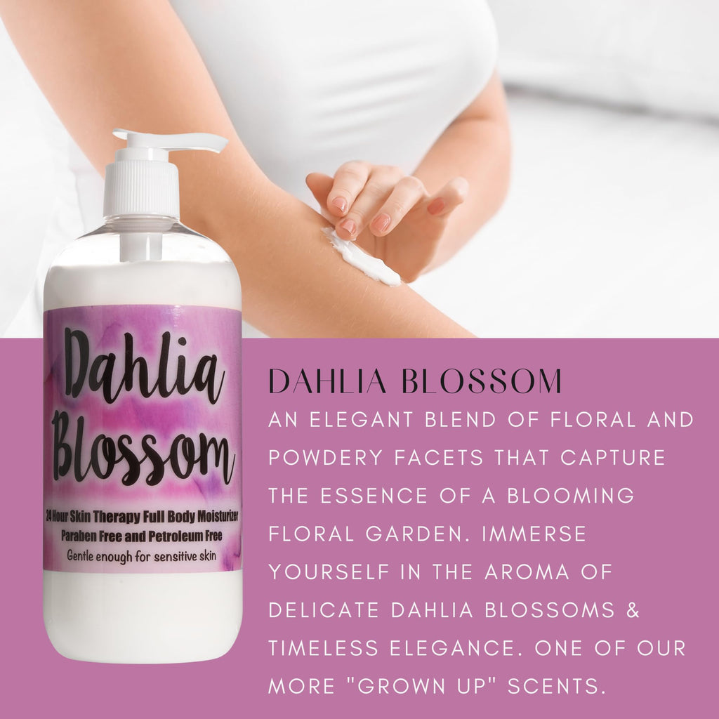 The Lotion Company Dahlia Blossom Lotion - 24 Hour Hydration & Non-Greasy Moisturizer