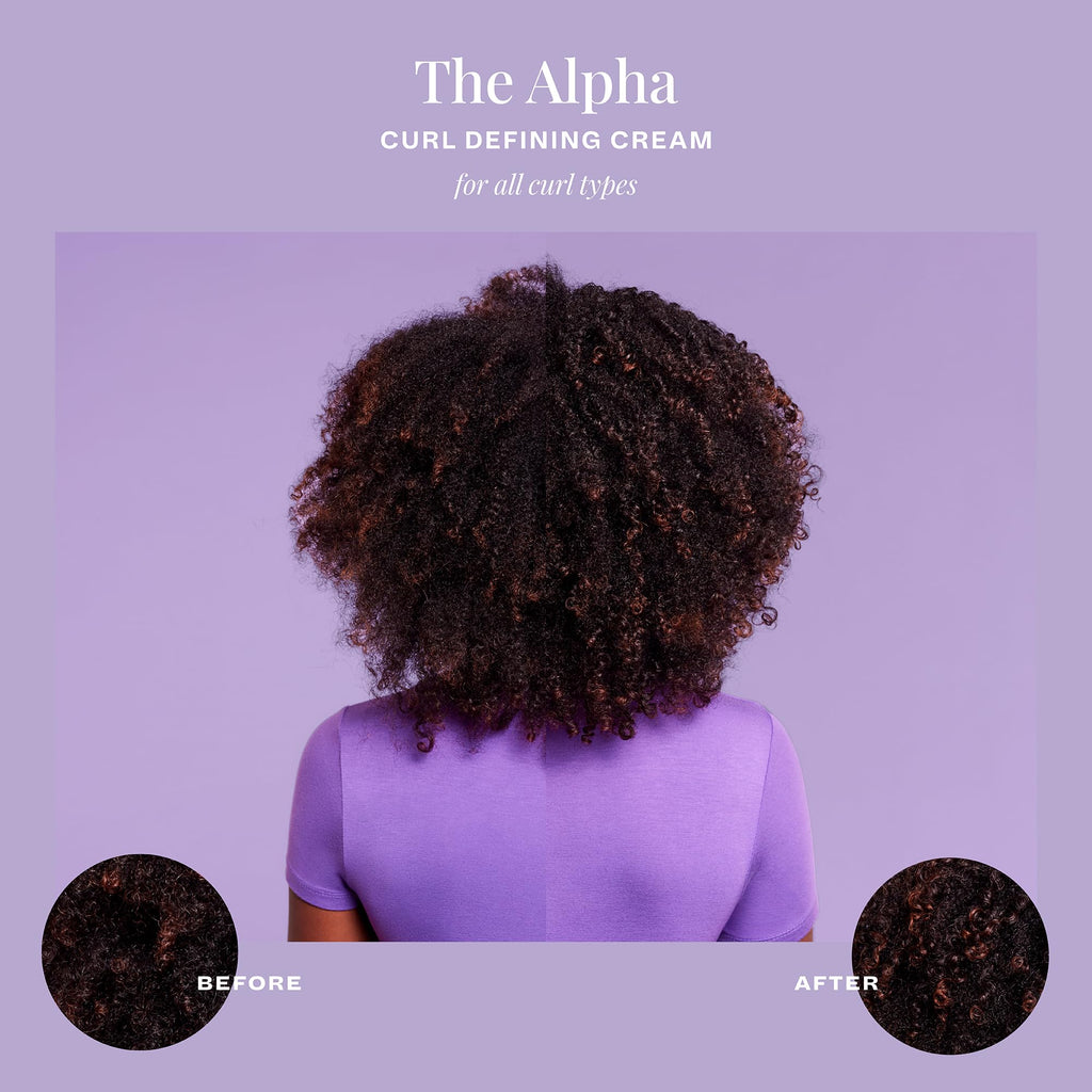 The Mane Choice Alpha Curly As Can Be Curl Defining Cream – 12 oz, Biotin & Vitamin E, Paraben-Free