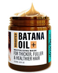 The-Mix-Up Roasted Batana Oil for Hair Growth – Dr Sebi Organic Honduran Batana Hair Mask, Peppermint Mocha Scent, 4oz Jar