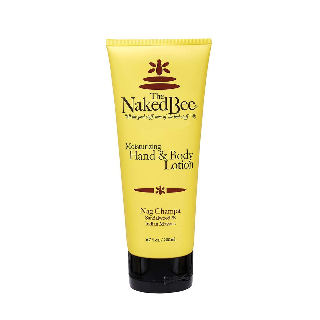The Naked Bee Nourishing Body Lotion for All Skin Types (6.7 oz) – Nag Champa Sandalwood & Indian Masala
