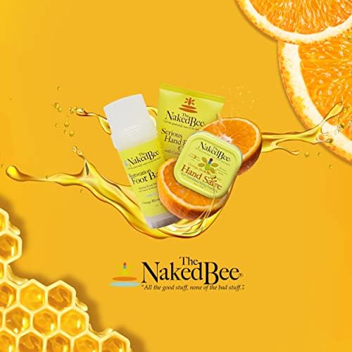 The Naked Bee Orange Blossom Honey 2-Piece Facial Care Set – Exfoliating Cleansing Gel + SPF30 Moisturizer
