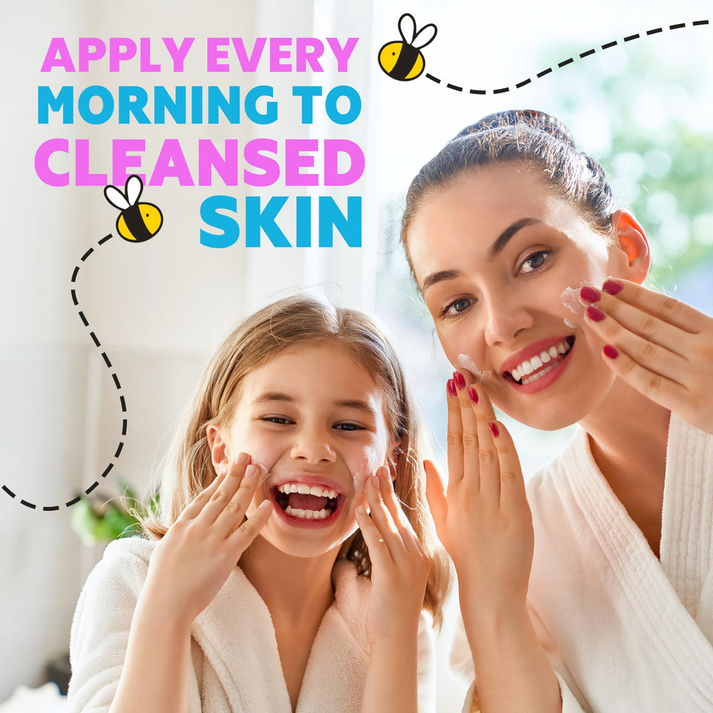 Kid Face Sunscreen Moisturizer SPF 30 – Mineral, Reef-Safe with Zinc Oxide & Niacinamide | The Natural and Organic Family