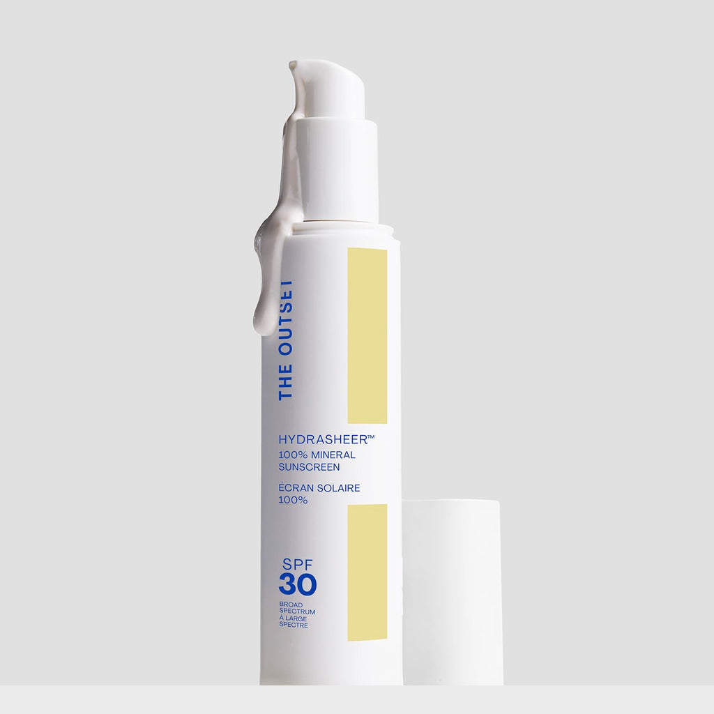 The Outset Hydrasheer SPF 30 Mineral Sunscreen – Lightweight & Clean