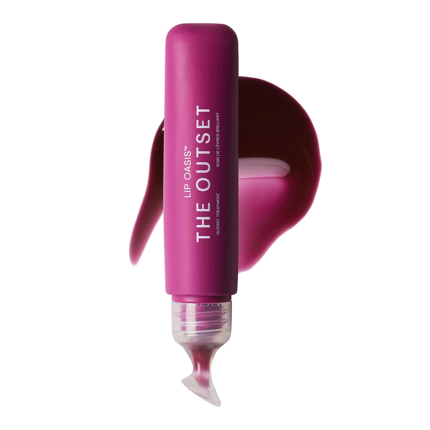 The Outset Lip Oasis Hydrating Lip Balm & Repair Serum — Mirage Sheer Tint, Clean Vegan Lip Care