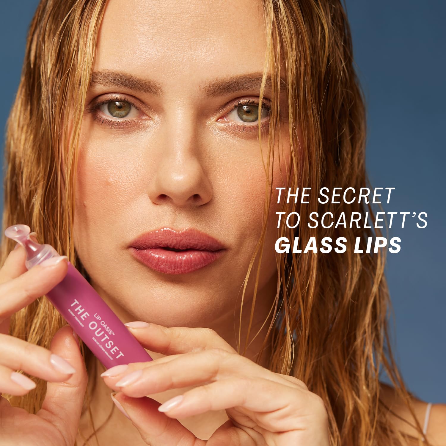 The Outset Lip Oasis Hydrating Lip Balm & Repair Serum — Mirage Sheer Tint, Clean Vegan Lip Care