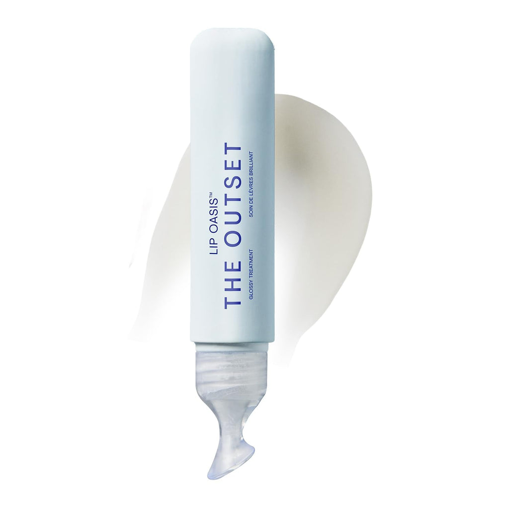 The Outset Lip Oasis Hydrating Lip Balm & Repair Serum | Clean Vegan, Glassy Lip Care