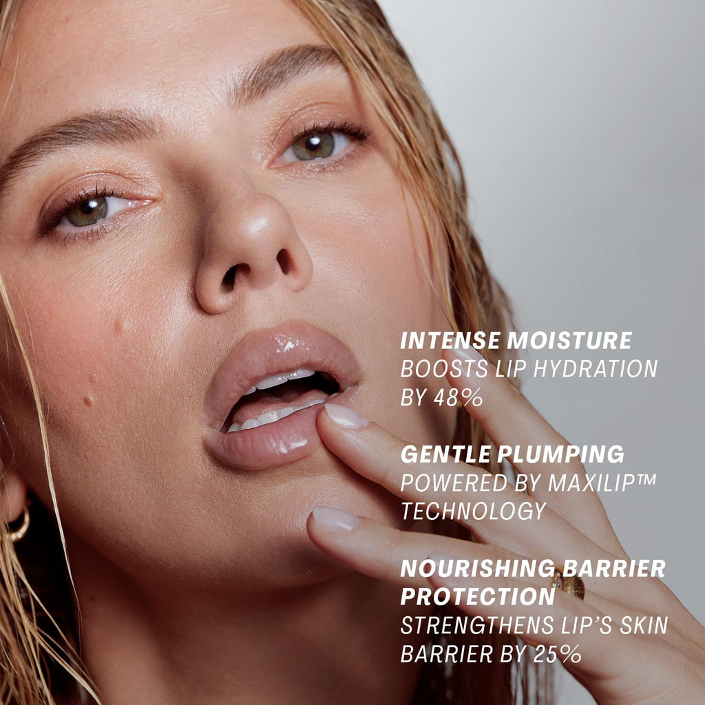 The Outset Lip Oasis Hydrating Lip Balm & Repair Serum | Clean Vegan, Glassy Lip Care