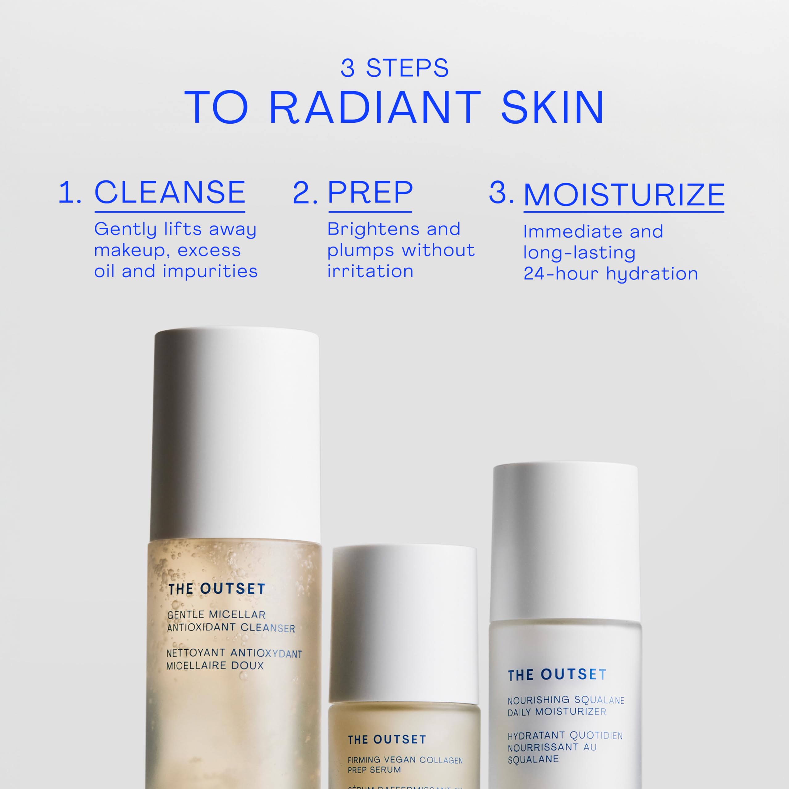 The Outset Squalane Daily Face Moisturizer – Hydrating, Fragrance-Free Vegan Skincare for Sensitive Skin