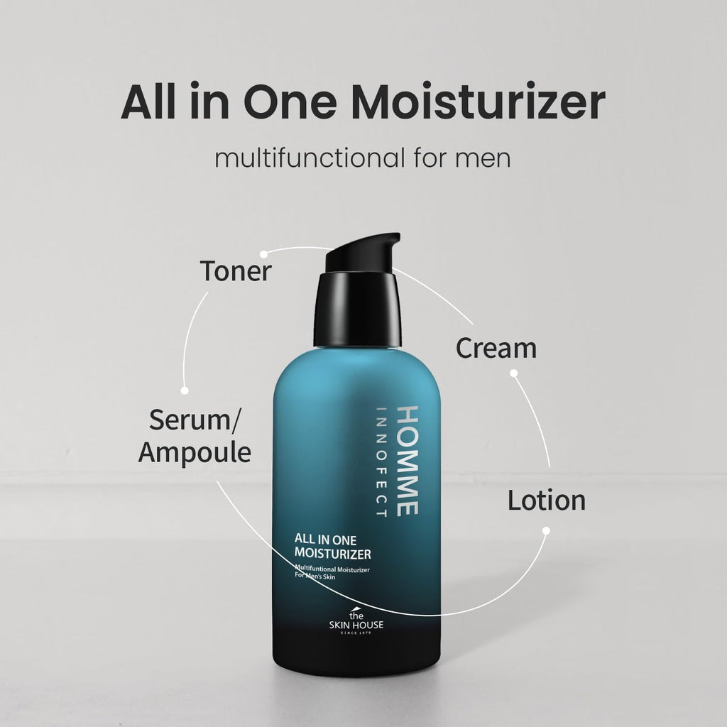 New Year Gift: The Skin House HOMME InnoFect All-in-One Skincare Duo for Men | Foaming Cleanser + 2-in-1 Moisturizer