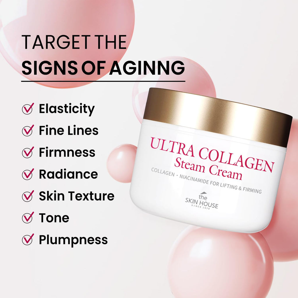 The Skin House Ultra Collagen Steam Cream – Firming Retinol Moisturizer with Niacinamide | 50ml