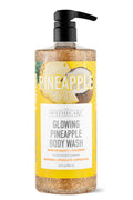 The Spathecary Glowing Pineapple Exfoliating Body Wash with Vitamin C & Coconut, 32 oz