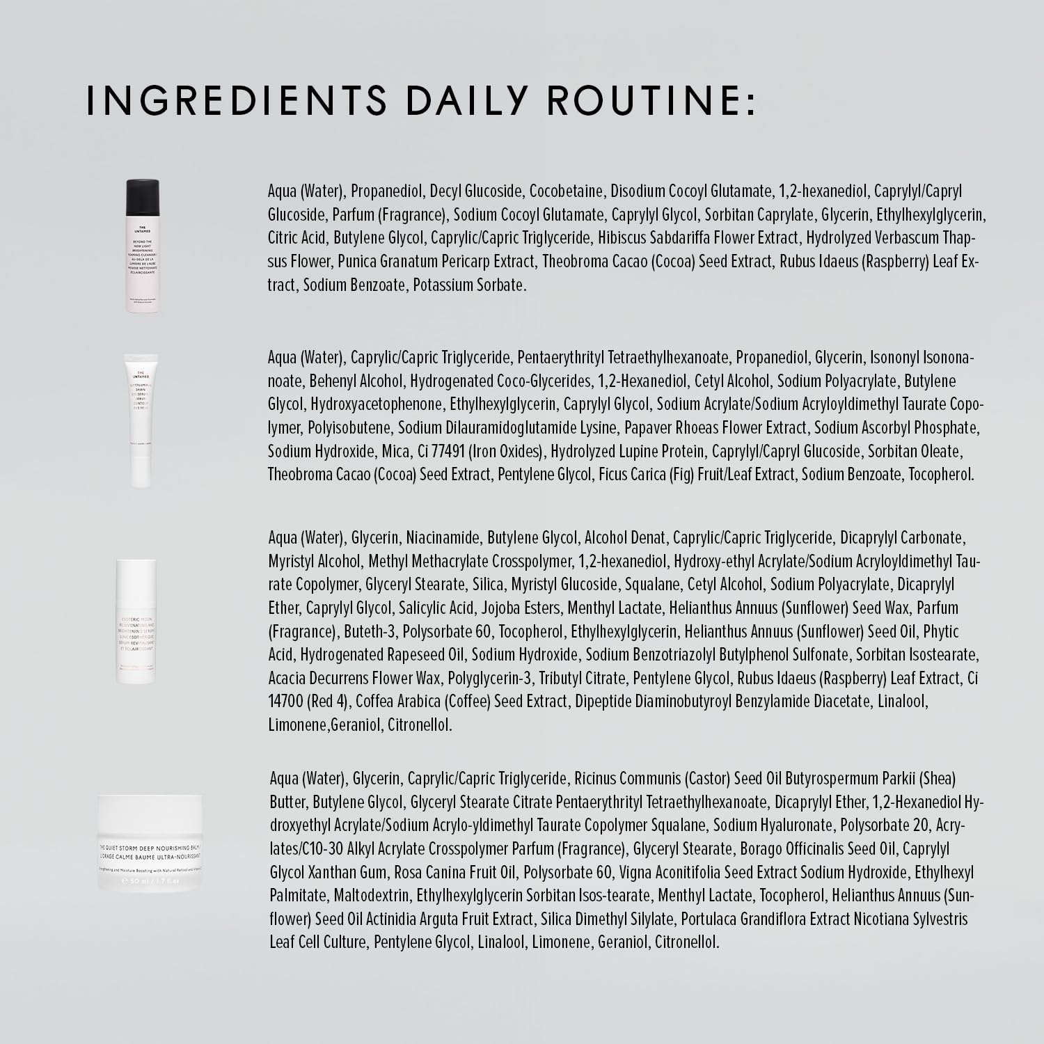 The Untamed Daily Kit – Complete Facial Skincare Set | AM & PM Routine