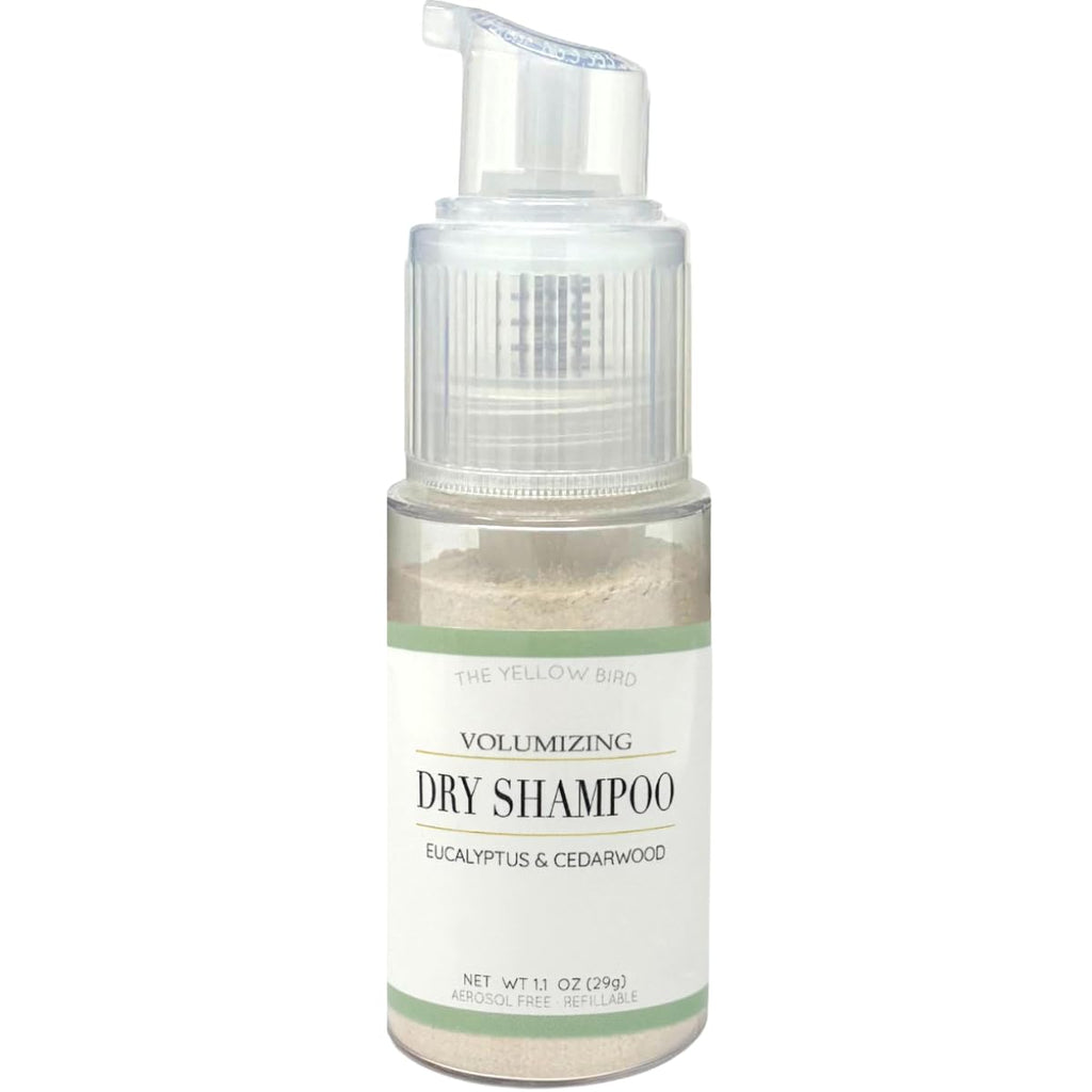 Yellow Bird Dry Shampoo Powder – Natural & Organic, Non-Aerosol, Vegan for All Hair Colors