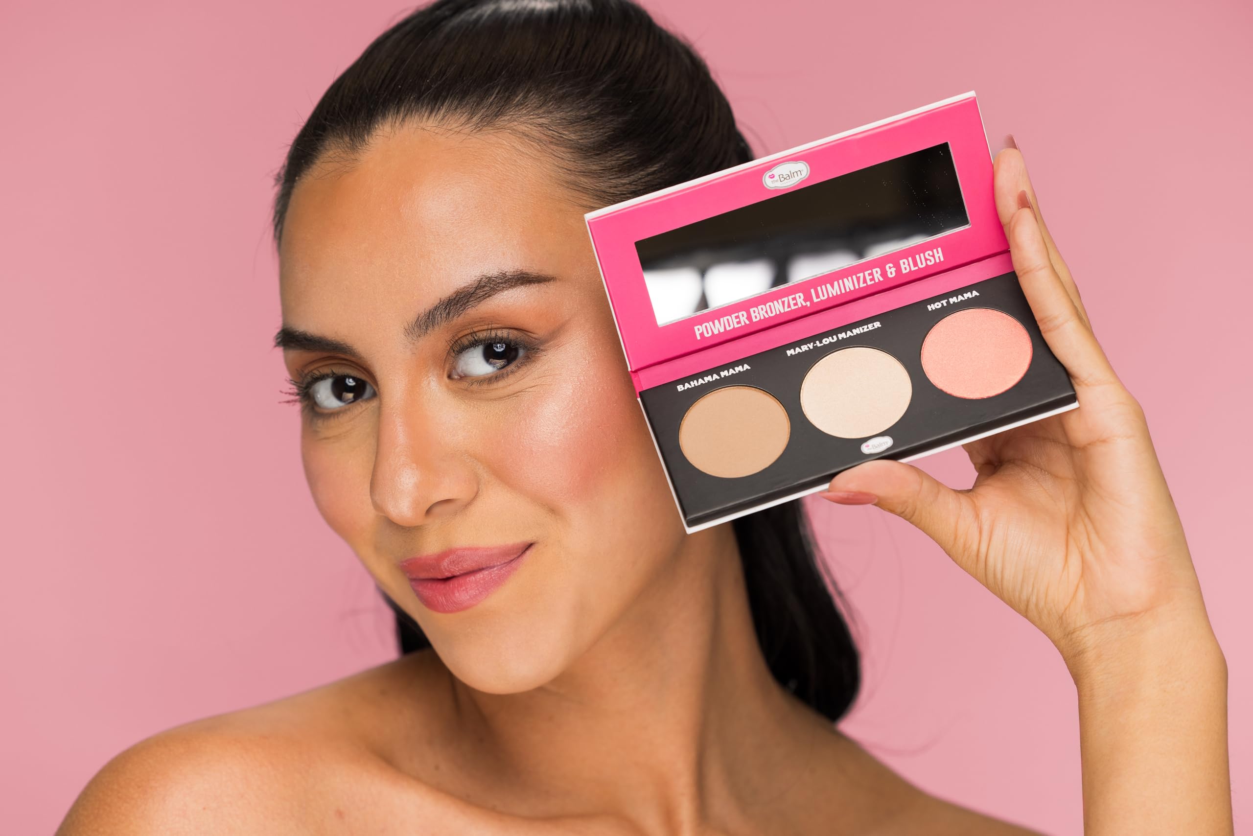 theBalm Must Haves Powder Trio — Bronzer, Highlighter & Blush Palette