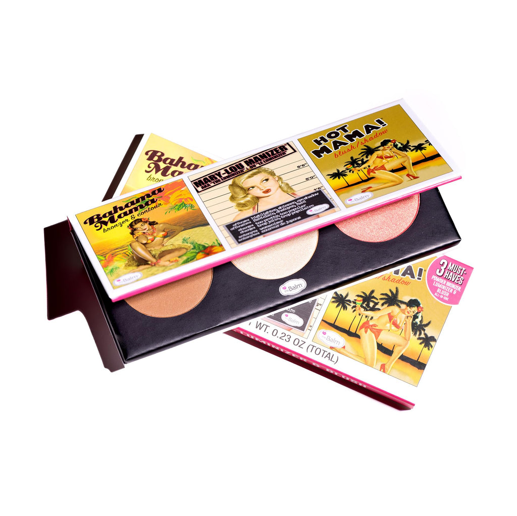theBalm Must Haves Powder Trio — Bronzer, Highlighter & Blush Palette