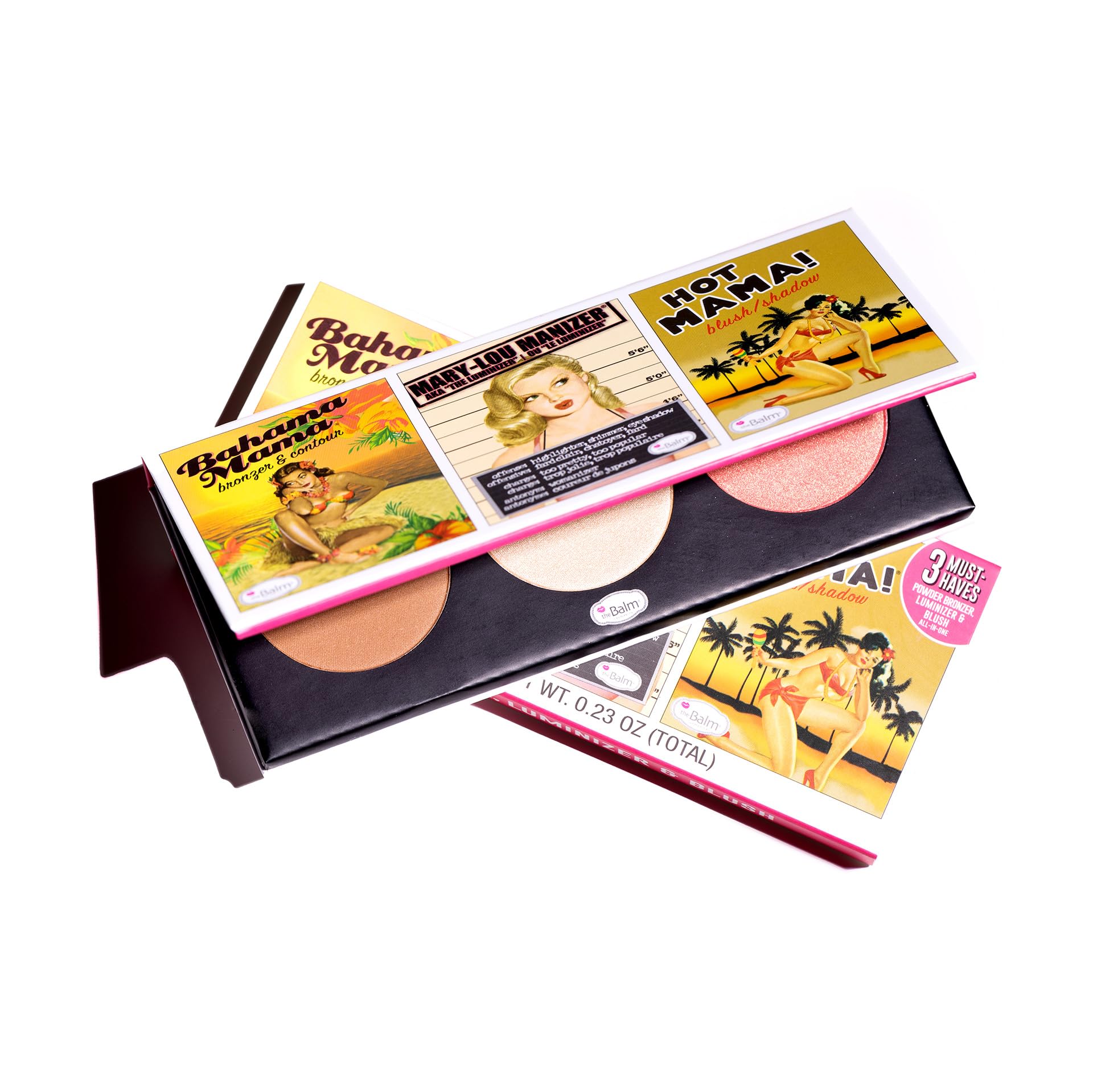 theBalm Must Haves Powder Trio — Bronzer, Highlighter & Blush Palette