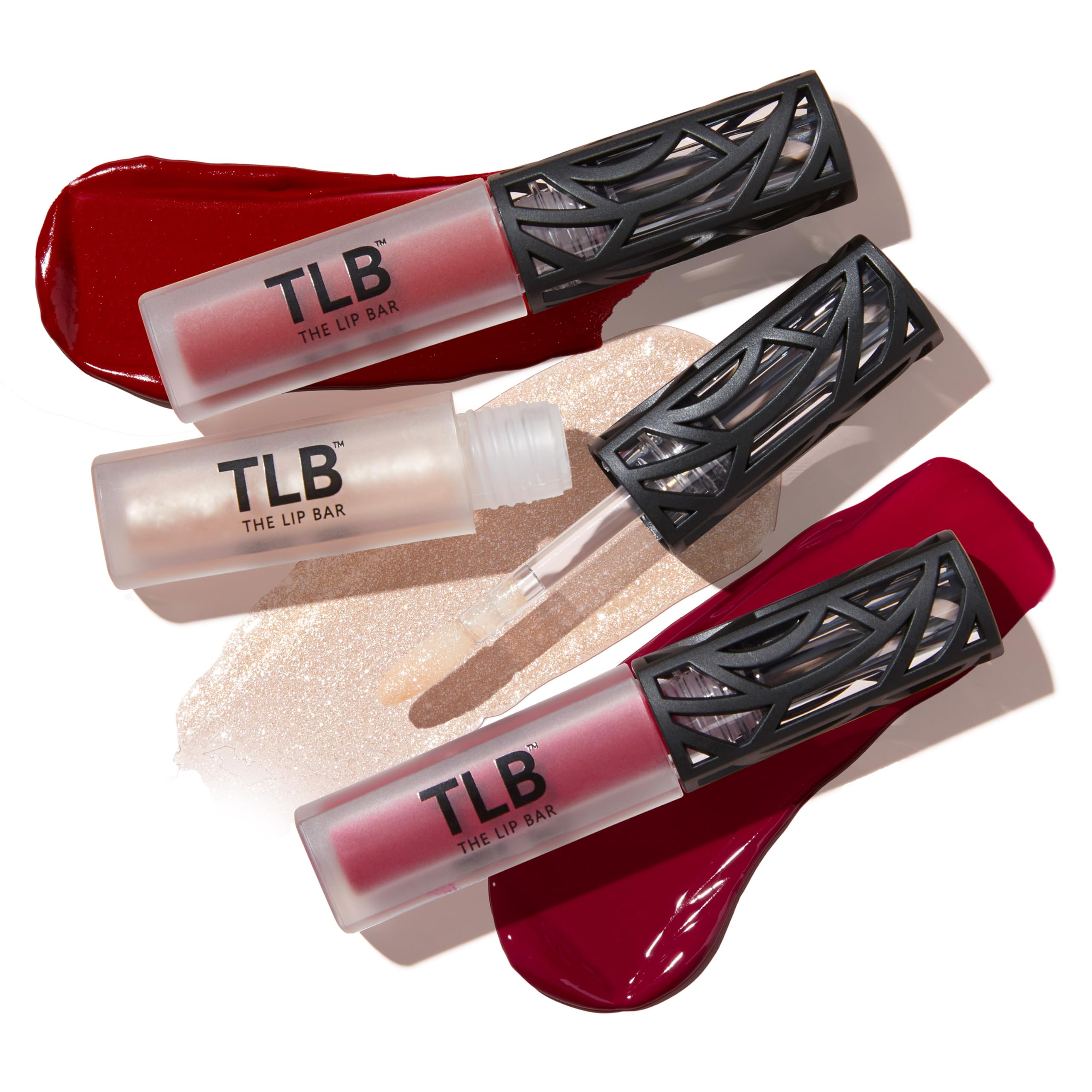 The Lip Bar Perfect Pout Mini Lip Trio: Bawse Lady Matte, Trophy Wife Gloss Up, Gamechanger Gloss Up