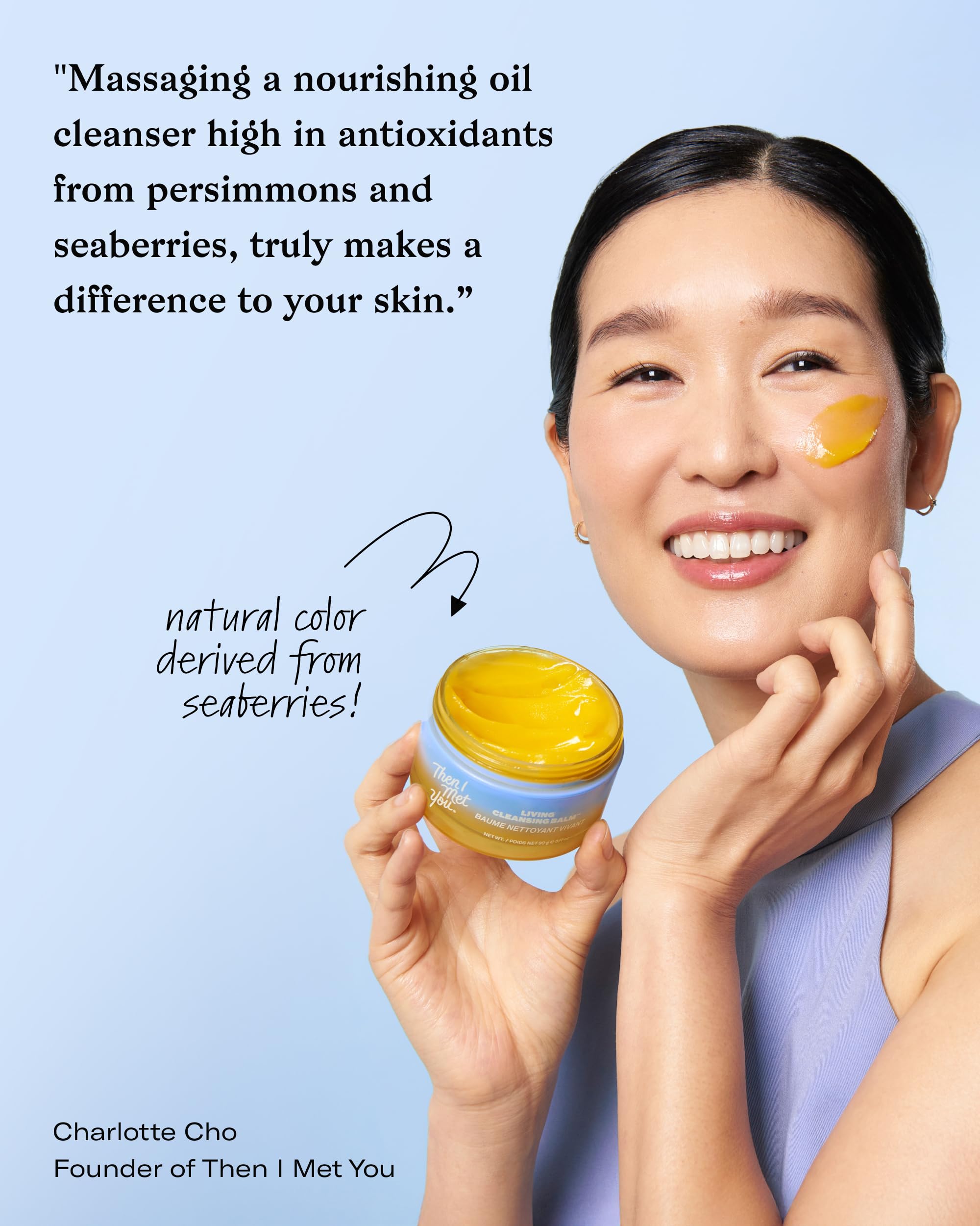 Then I Met You Living Cleansing Balm – Melt Makeup & Sunscreen, No Residue