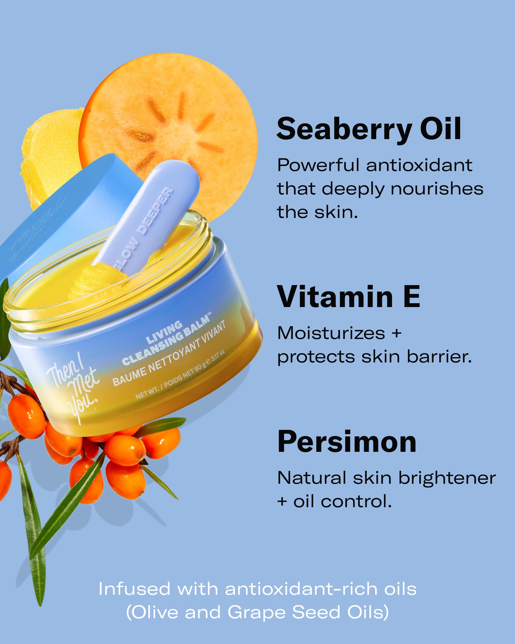 Then I Met You Living Cleansing Balm – Melt Makeup & Sunscreen, No Residue