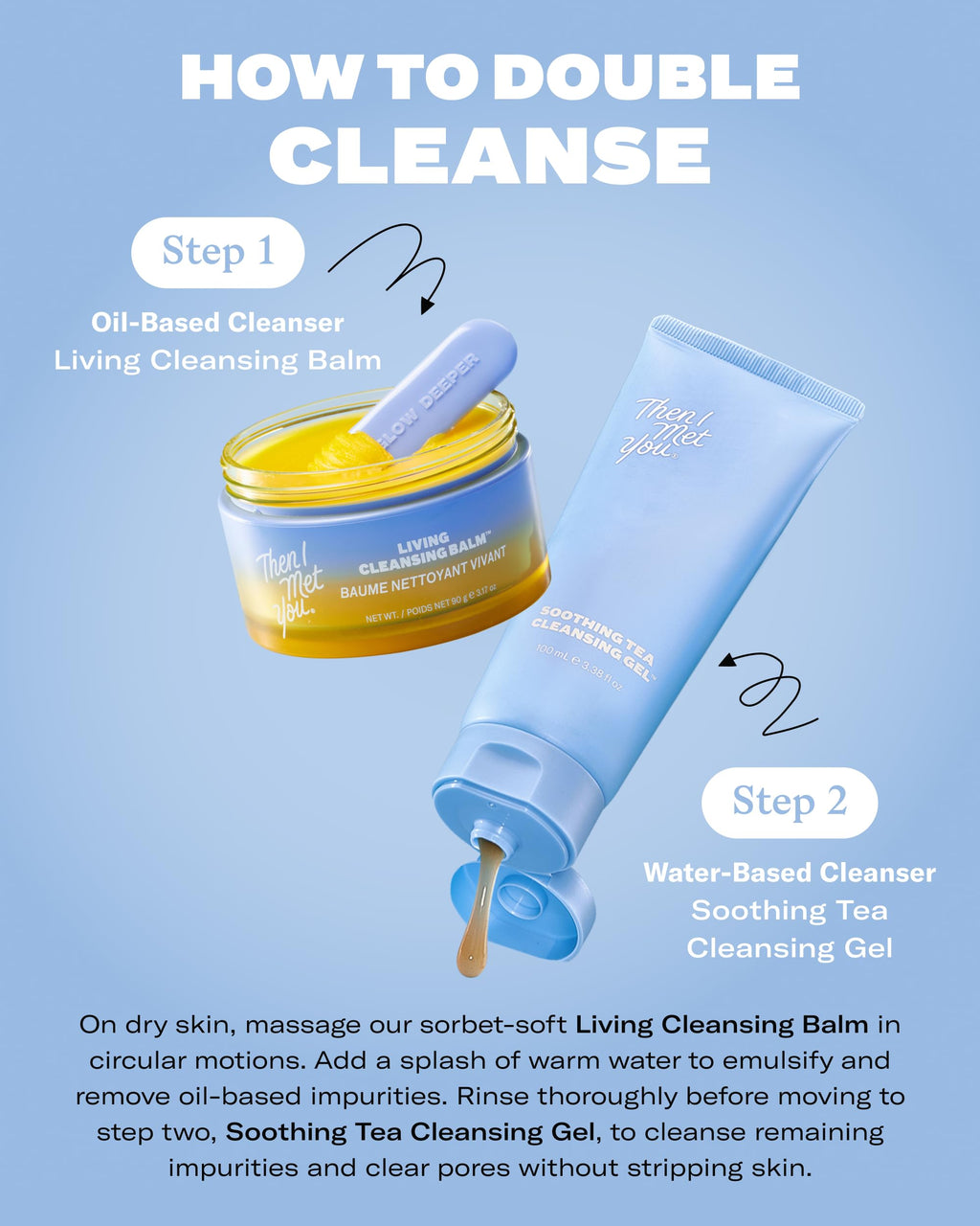 Then I Met You Living Cleansing Balm – Melt Makeup & Sunscreen, No Residue
