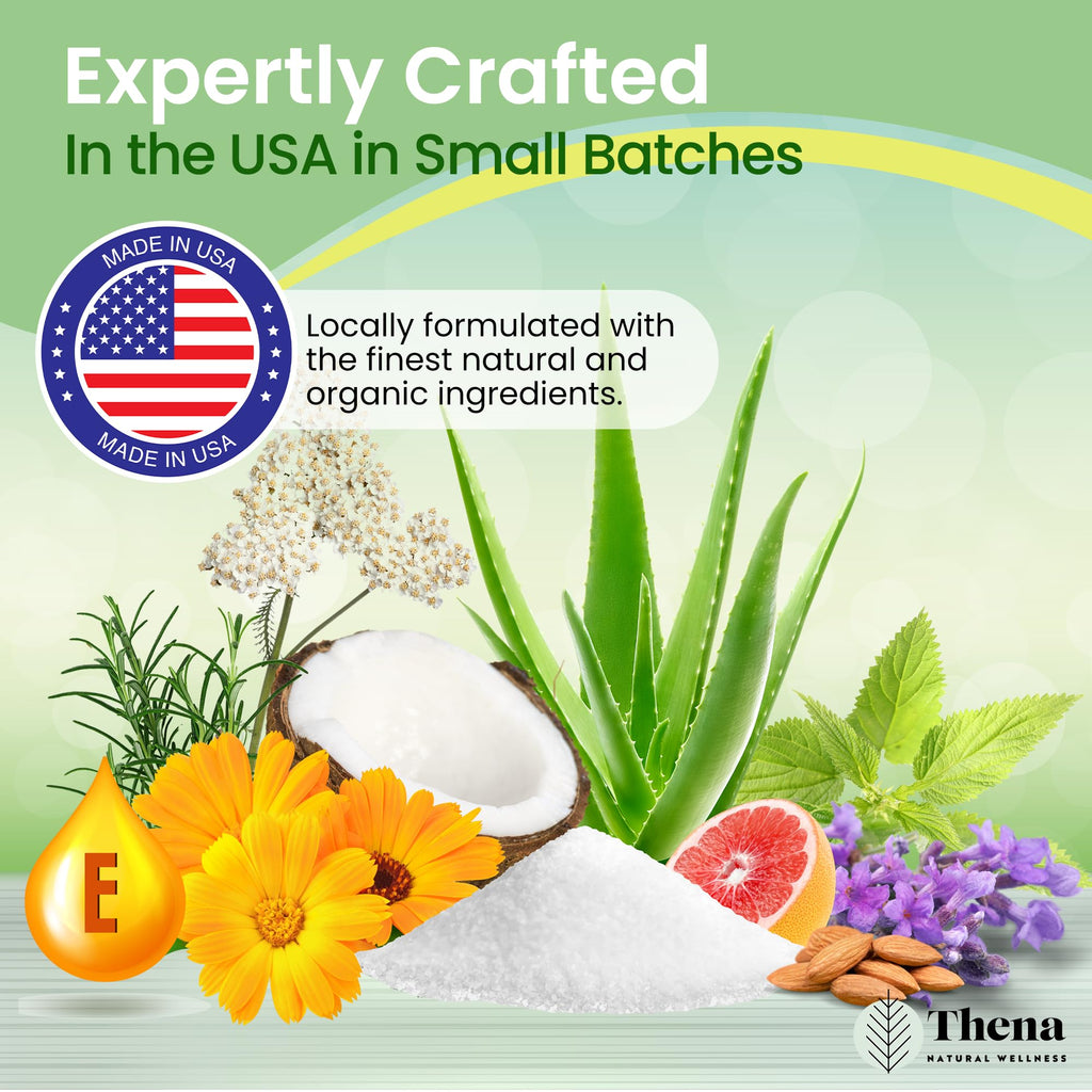 THENA Natural Wellness Organic Sitz Bath Soak for Postpartum Care | Postpartum Essentials