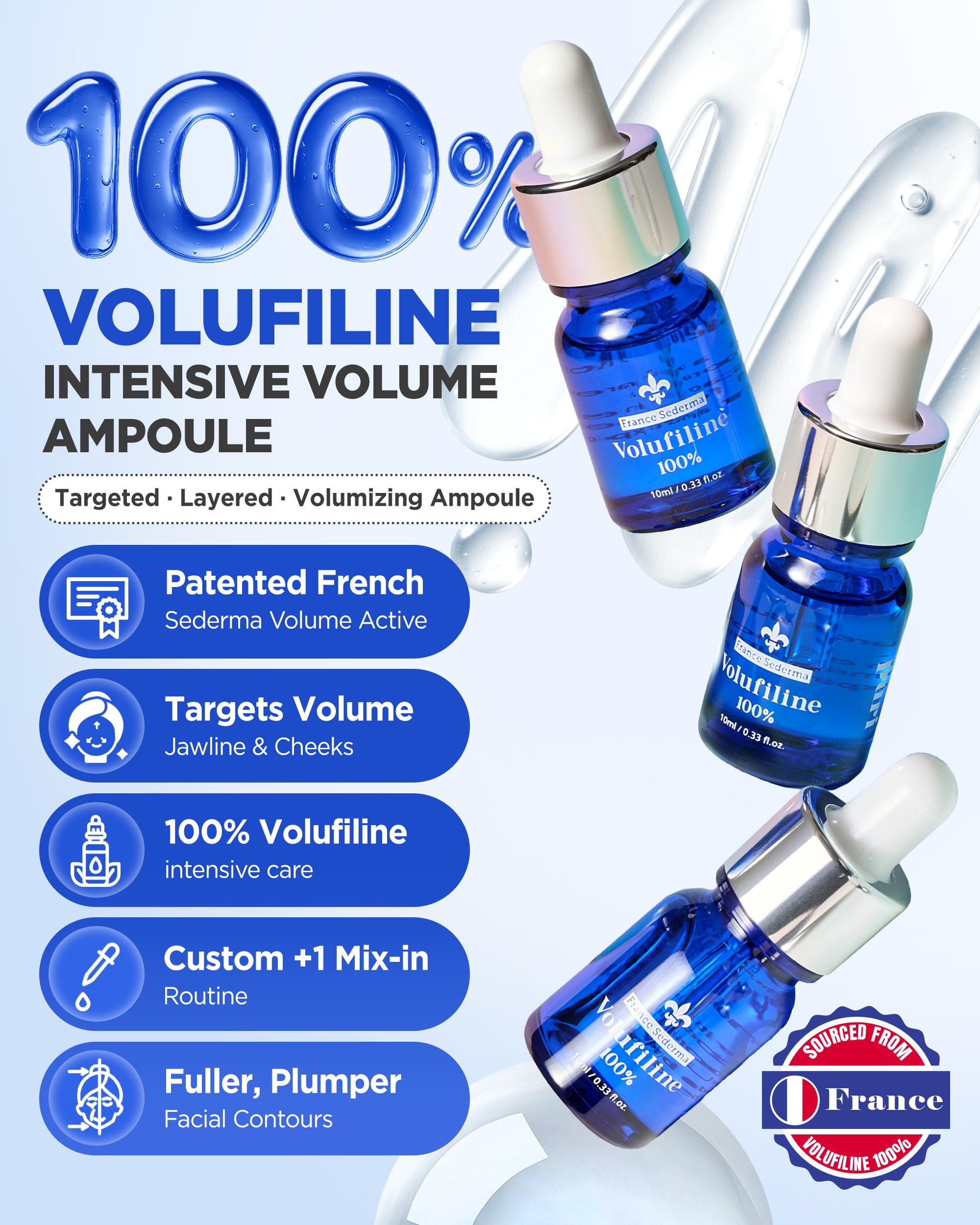 THEPURI Volufiline Booster Serum 3-Pack (30ml) – Plump-Looking Skin