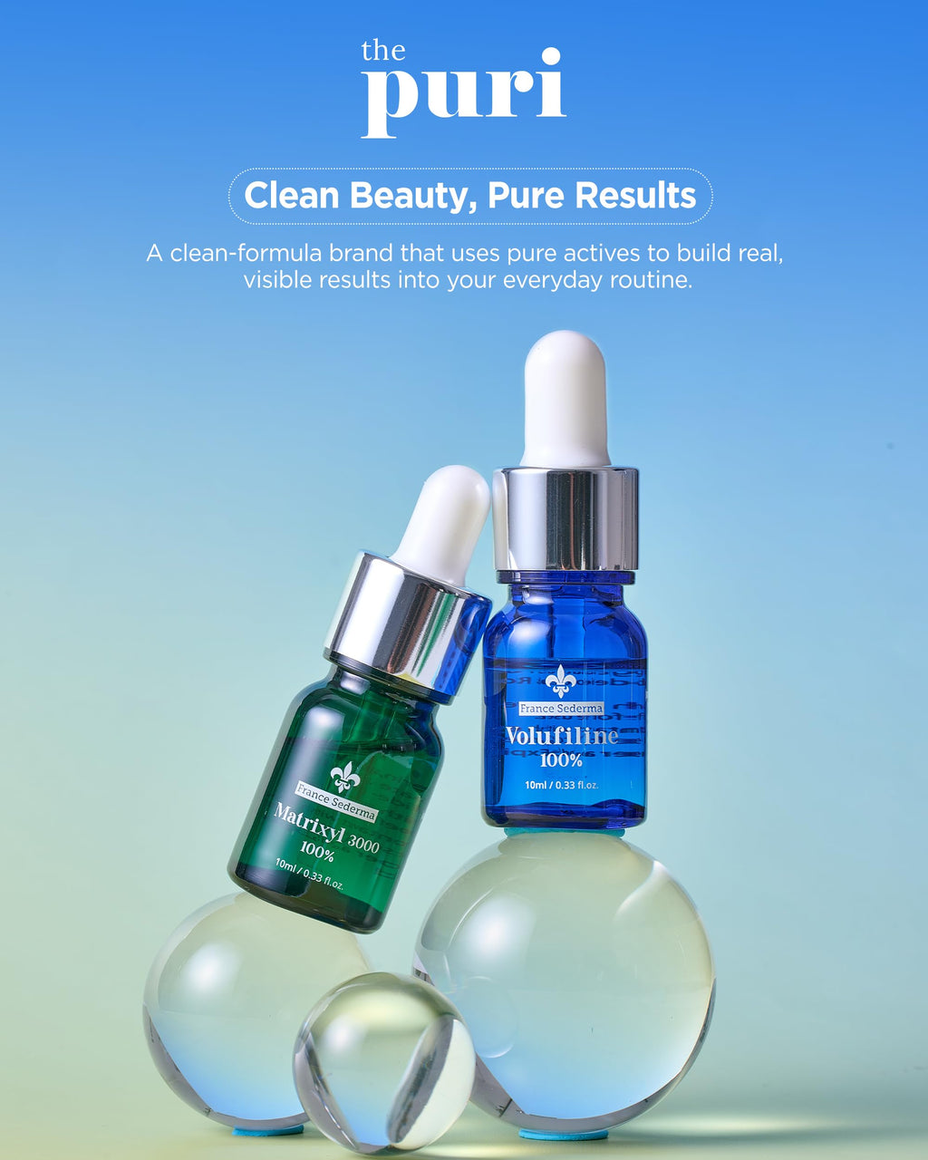 THEPURI Volufiline Booster Serum 3-Pack (30ml) – Plump-Looking Skin