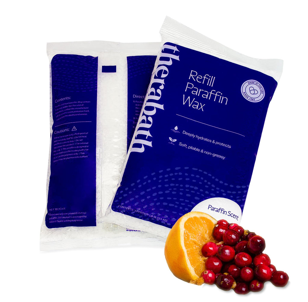 Therabath Cranberry Zest Paraffin Wax Refill – Thermotherapy & Hydration | Made in USA