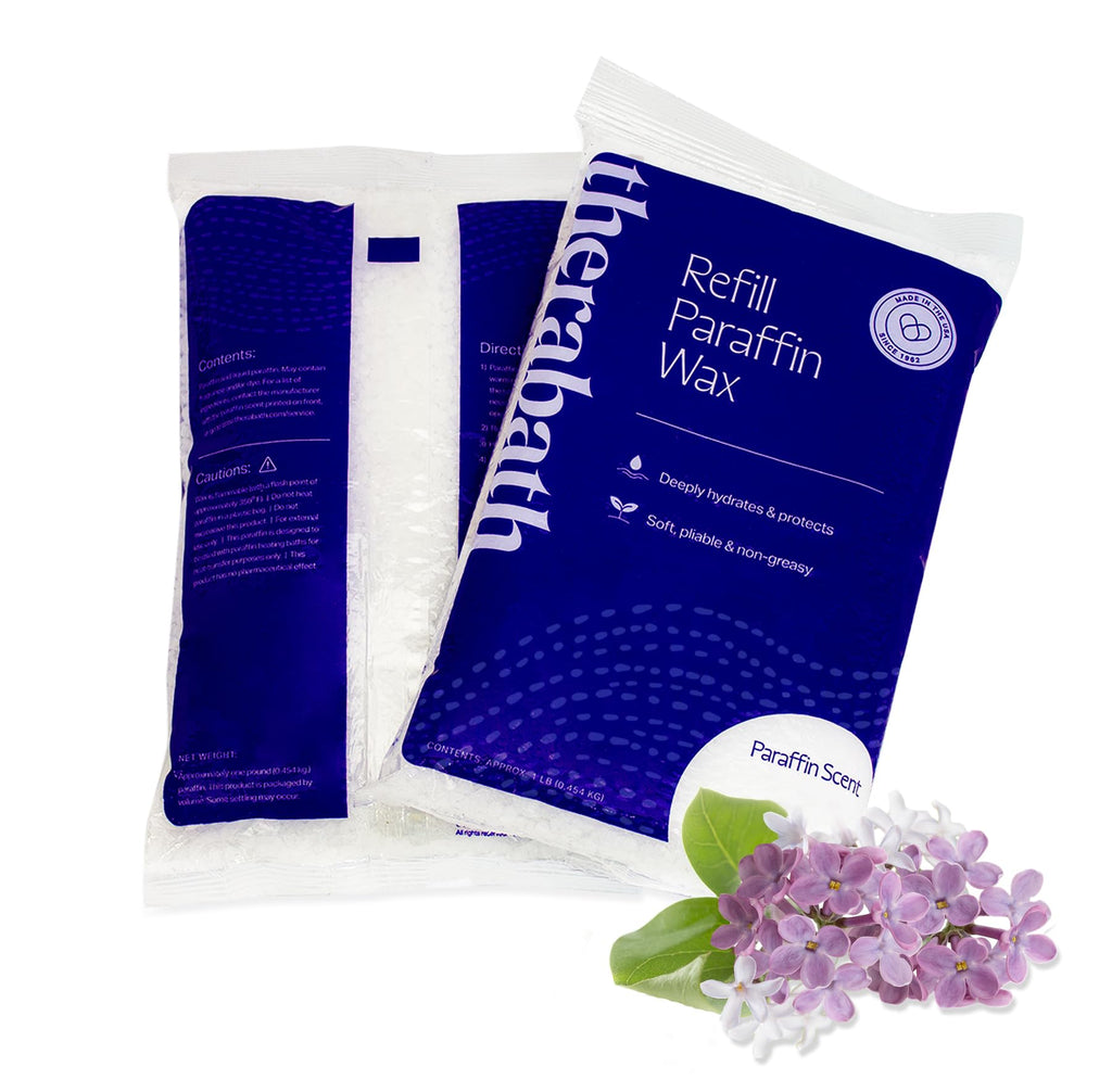Therabath Paraffin Wax Refill 6 lb – Blooming Lilacs | Made in USA for Soft Skin & Warmth