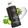 THERAPISPA Scented Body Lotion – Bergamot & Olive, 17.0 fl oz | Deep Hydration with Shea Butter, Ceramides & Panthenol