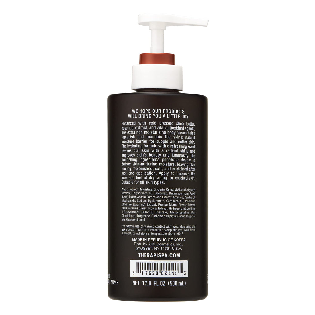 THERAPISPA Scented Body Lotion – Deep Hydration with Shea Butter, Ceramides & Panthenol | Acacia (17 oz)