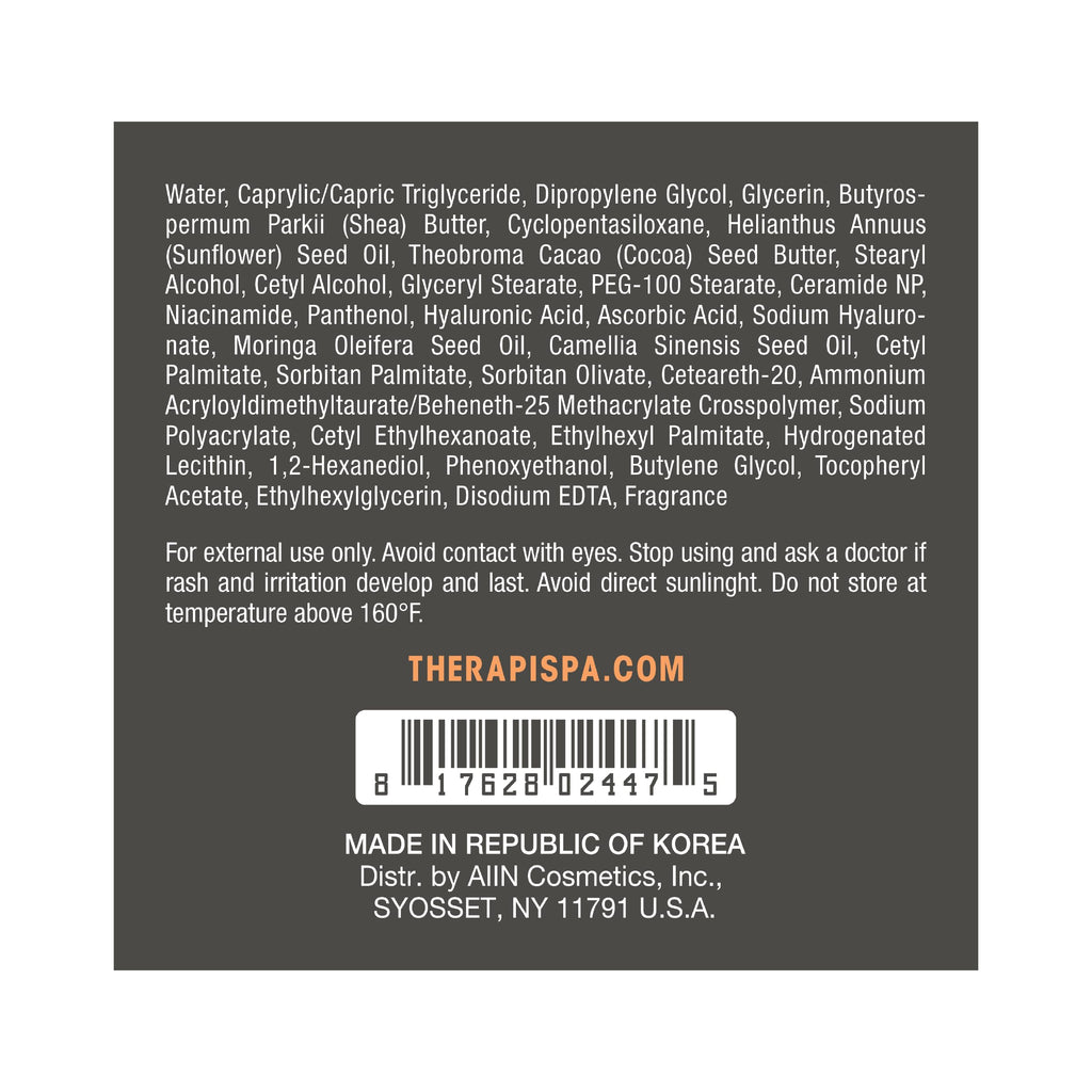 THERAPISPA Rejuvenating Body Butter – Hydrating Shea, Ceramides, Collagen & Vitamin B5 (7.0 fl oz)