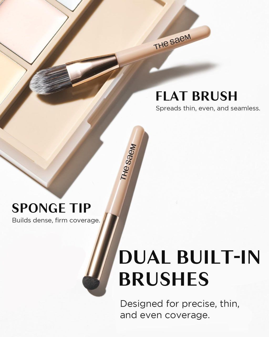 THESAEM Cover Perfection Concealer Palette 01 | 6-Color Multi Concealer for Medium Skin 20-23