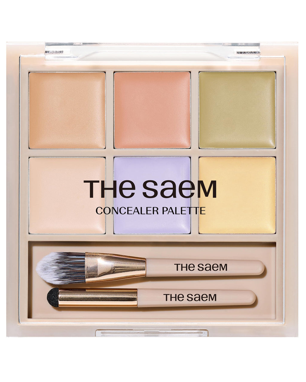 THESAEM Cover Perfection Concealer Palette 01 | 6-Color Multi Concealer for Medium Skin 20-23