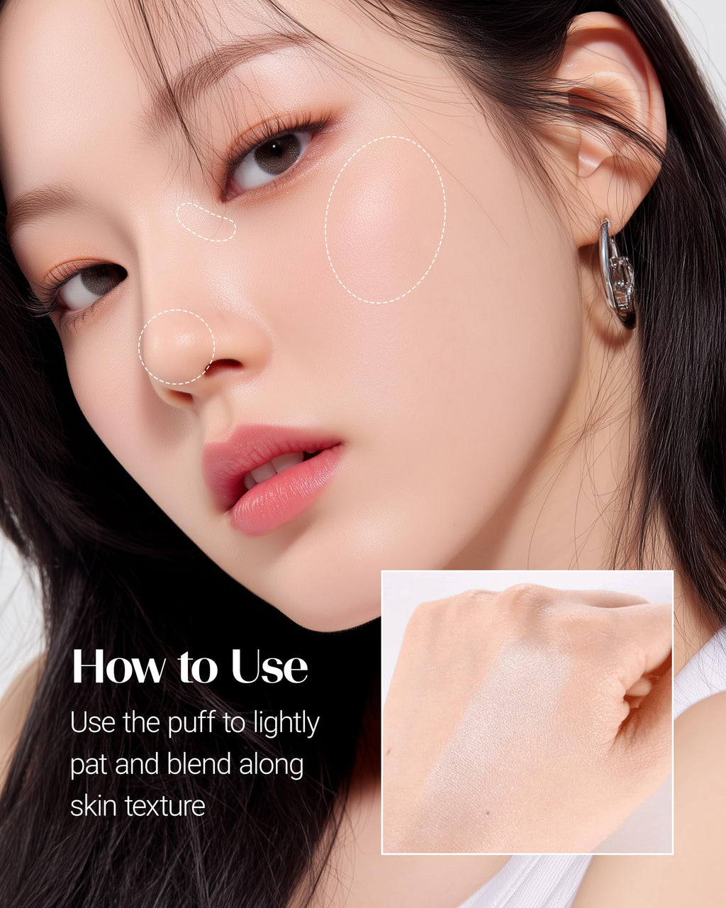 THESAEM Perfect Glam Glow Pact – Illuminating Face Powder with Colorful Pearls