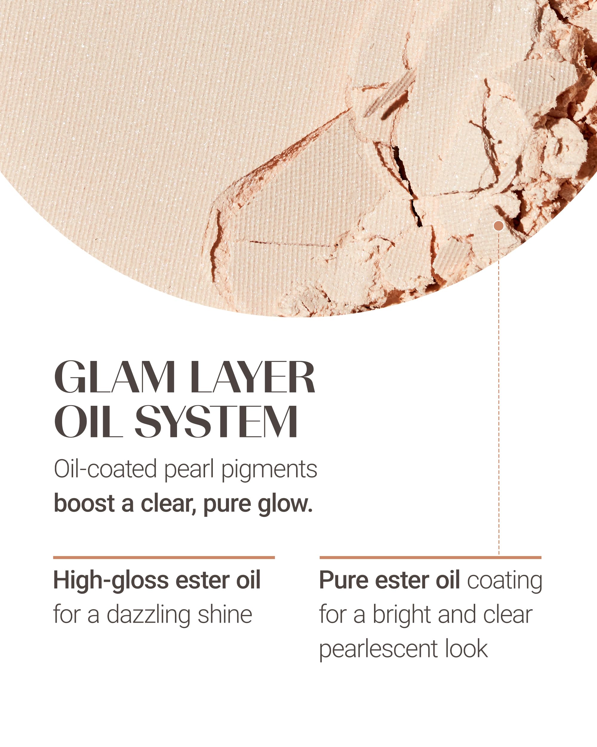 THESAEM Perfect Glam Glow Pact – Illuminating Face Powder with Colorful Pearls