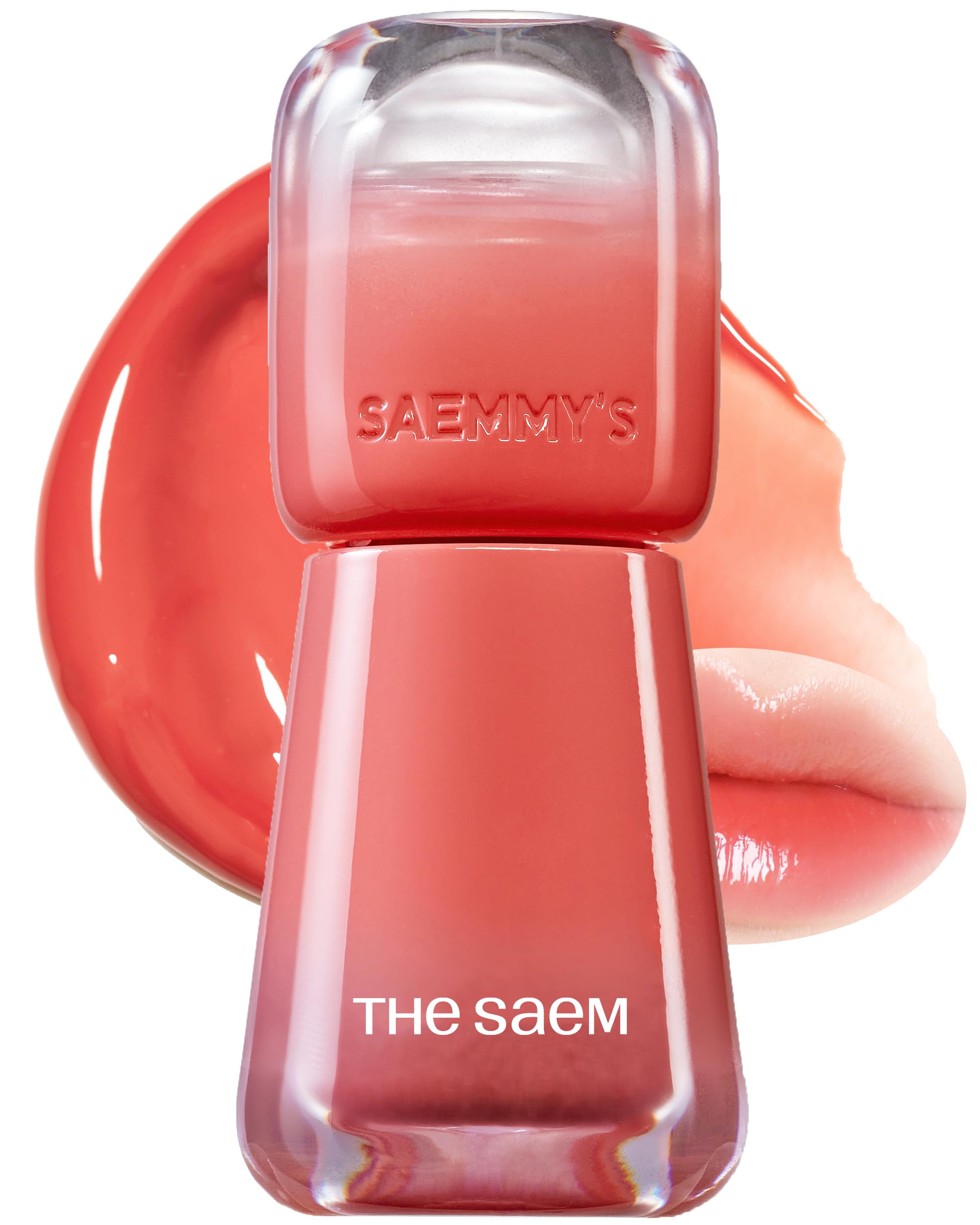 THESAEM Saemmy's Ade Shot Tint - Water Gel Lip Stain with Plump Gloss Finish (01 Grapefruit Honey)