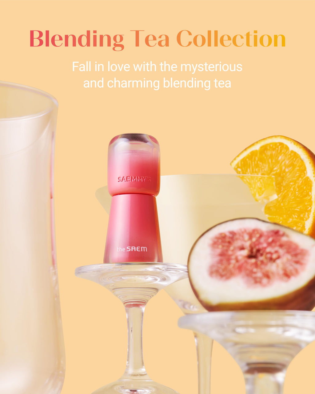 THESAEM Saemmy's Ade Shot Tint - Water Gel Lip Stain with Plump Gloss Finish (01 Grapefruit Honey)