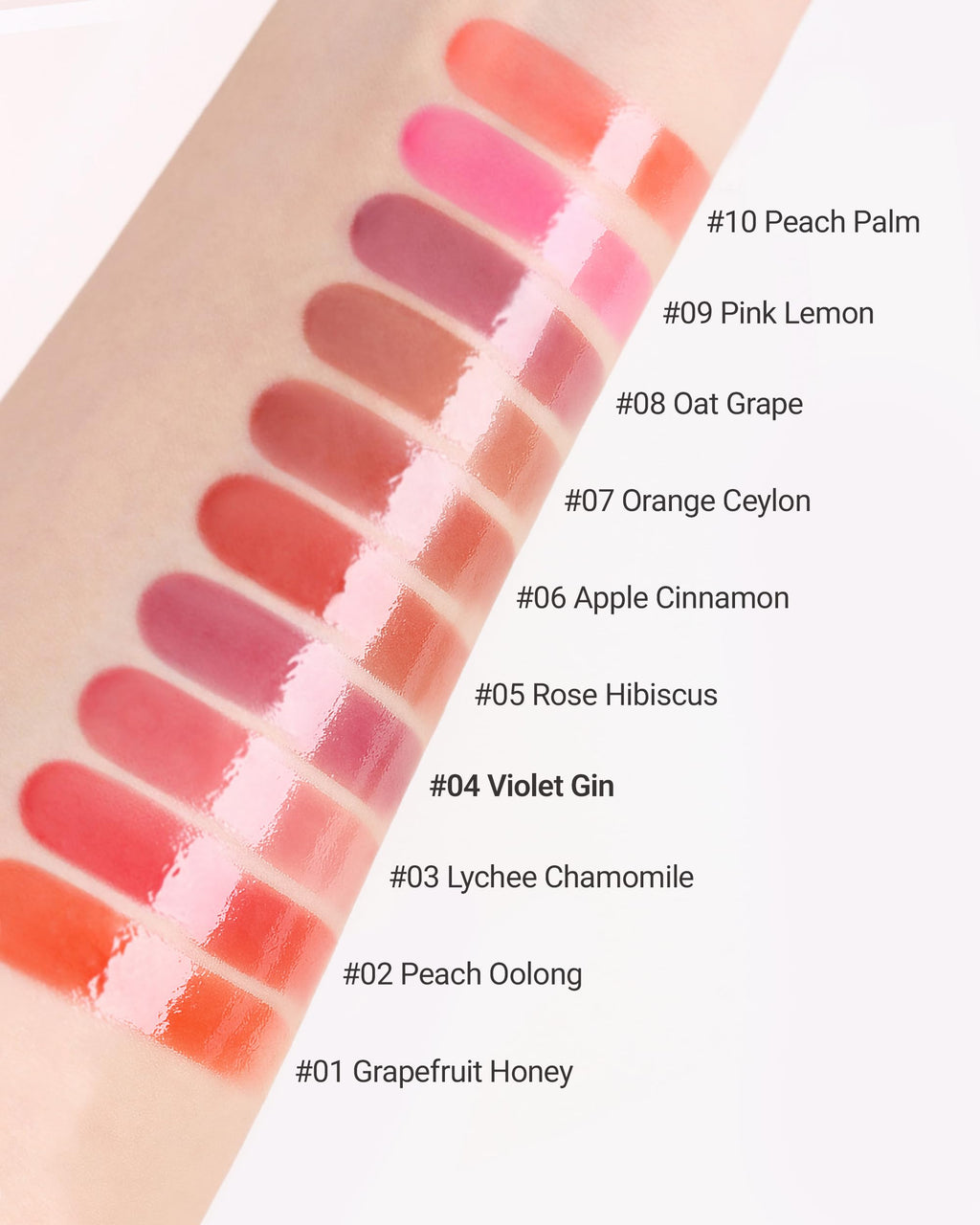 THESAEM Saemmy's Ade Shot Tint 04 Violet Gin Purple – Water Gel Lip Tint with Plump Glow