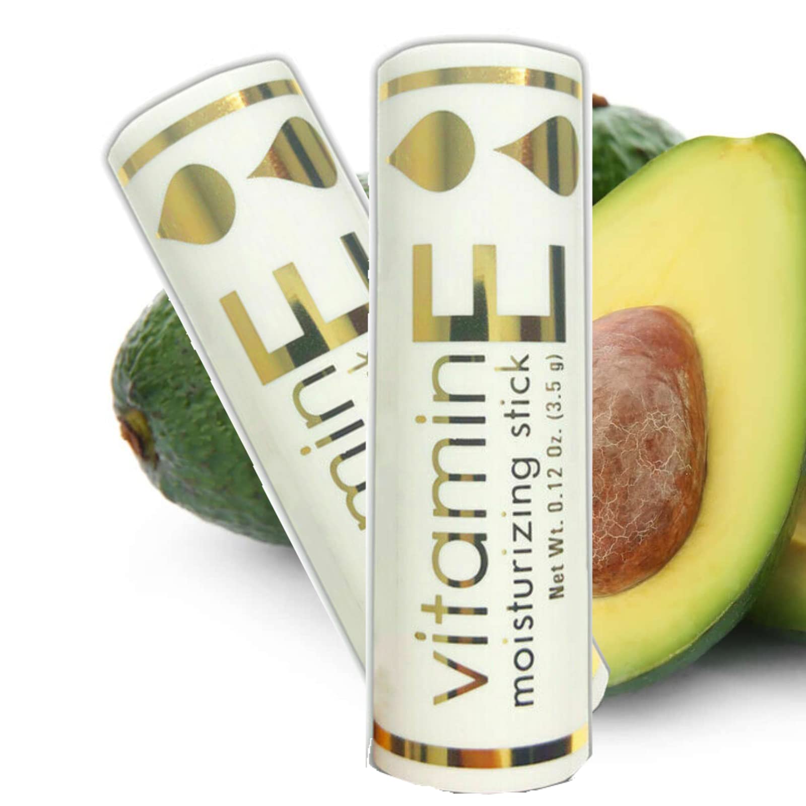 Three Pebbles Pure Pride Vitamin E Lip Stiks – 2 Pack Hydrating Lip Balm